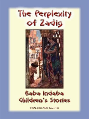 cover image of THE PERPLEXITY OF ZADIG--A Persian Children's Story